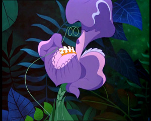 disney alice in wonderland flowers
