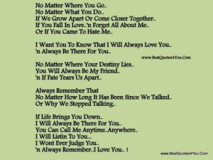 will always love you quotes poems