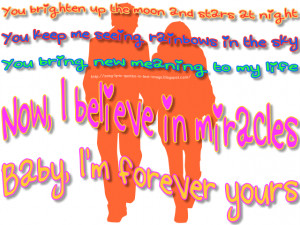 Yours - Mariah Carey Song Lyric Quote in Text Image