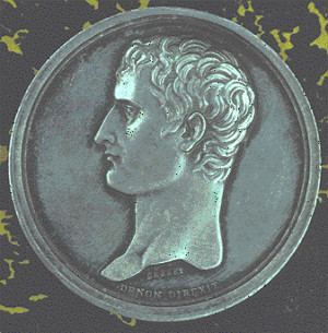 Obverse: The bare-headed First Consul, here bearing a ...
