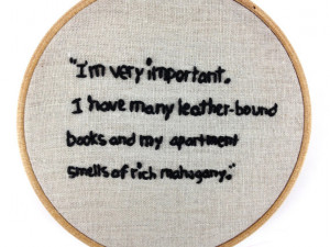 Anchorman Movie Quote - Ron Burgundy - Funny Embroidery