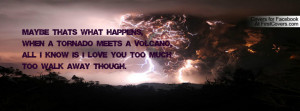 tornado meets a volcano Profile Facebook Covers