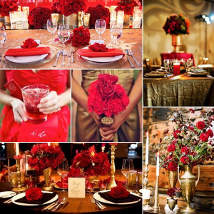 Red and Gold Wedding Ideas