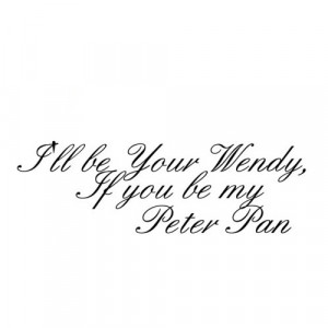 Peter Pan quote ♥ credit me would be nice :)