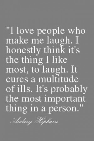 Laughter is good medicine!