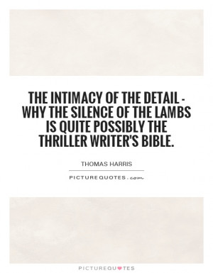 The intimacy of the detail - why The Silence of the Lambs is quite ...
