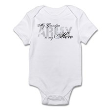 Grandpa is my Hero ARMY Infant Bodysuit for
