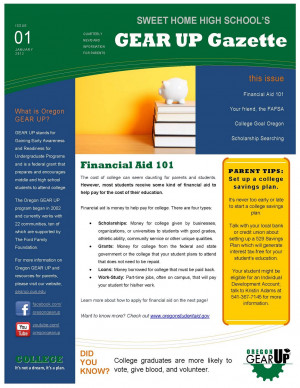 ... parents of newsletters buti. Tool to the students andback . political