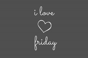 Love Friday Print by Chastity Hoff