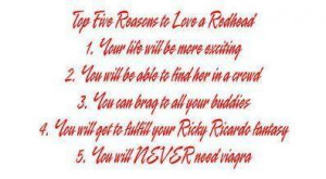 Top 5 Reasons To Love A Redhead Picture