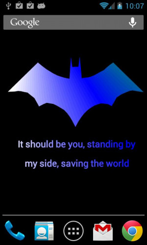 Batman Quotes LWP - screenshot
