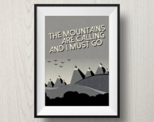 ... printable quote poster | John Muir | inspirational quote