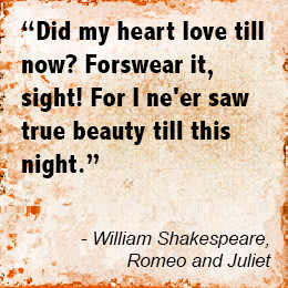 Shakespeare Quotes From Romeo And Juliet