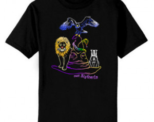 Sorting Hat Hogwarts Houses Harry P otter Art T-Shirt Youth and Adult ...