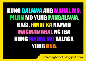 Tagalog Quotes Patama Sa Malalandi Banat - cheezy quotes