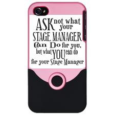 Ask Not Stage Manager iPhone 4 Slider Case for