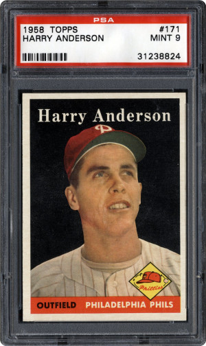 Harry Anderson baseball reference