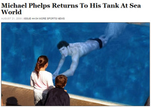 Michael Phelps Sea World