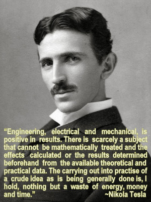 Engineering Quote of the Week - Nikola Tesla