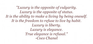 For which woman Coco Chanel isn't a role model? Well, I think that ...