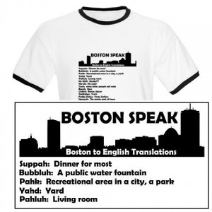 Boston Speak Translation T Shirt