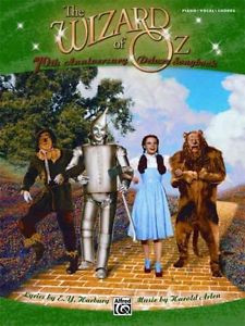 Wizard of Oz Deluxe Songbook Piano Vocal Chords by E y Harburg Paperba