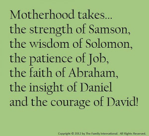 ... the faith of Abraham, the insight of Daniel, and the courage of David