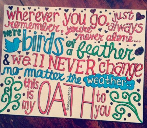 Oath Lyric Art by samonstage on Etsy, $5.00