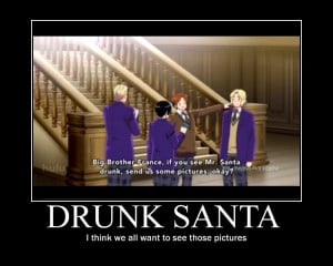 Hetalia Drunk Santa