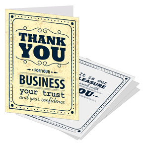 Business Referral Thank You Cards