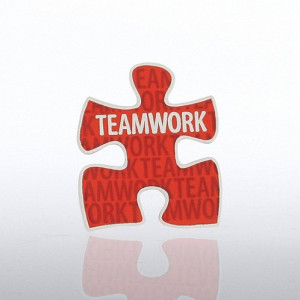 Teamwork Puzzle Piece Lapel Pin