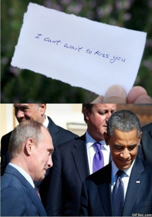 Obama vs. Putin - Funny Pictures, MEME and Funny GIF from GIFSec.com