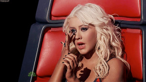 Gif Guide To The Many Emotions Of Christina Aguilera On “The Voice ...