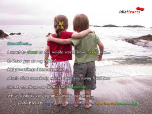 ... Quotes: Sometimes… I want to shout to the whole world how lucky i am