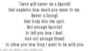 You Mean So Much To Me Quotes Tumblr You mean so mu.