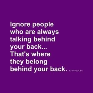 Let’s Talk: Haters-Conscious Chic Quote