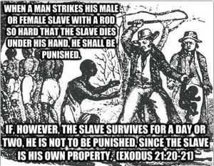 war slavery is also bad, also my verse about selling your daughter ...