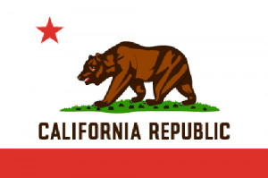 Flagge Kalifornien (Vereinigte Staaten von Amerika (USA))