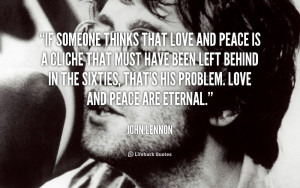 Peace Quotes John Lennon...