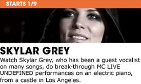 Skylar Grey CCCLXXXVI Live Undefined Invisible iPod