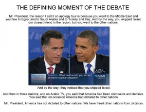 Romney Quote from 10/22/12 debate
