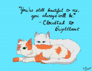 Cloudtail and Brightheart by StormFalconFire