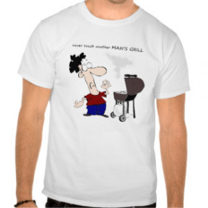 Funny Barbecue Cookout Quote Cartoon Cook Shirts