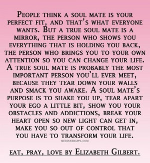 ... . well, the second best part... ;-) Elizabeth Gilbert/ Eat Pray Love