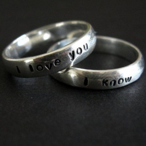 Star Wars quote ring i love this!!!