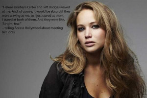 15 of the best Jennifer Lawrence quotes! Love her. #7 is perfect.
