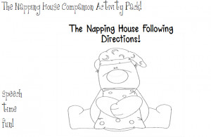 The Napping House Coloring Pages The napping house: companion