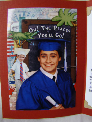 The little dude in the back is Ryan at his Kindergarten graduation ...
