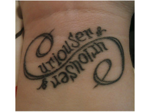 Curiouser and Curiouser Alice In Wonderland Tattoo
