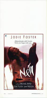 Nell Movie 13 x 28 movie poster - italian